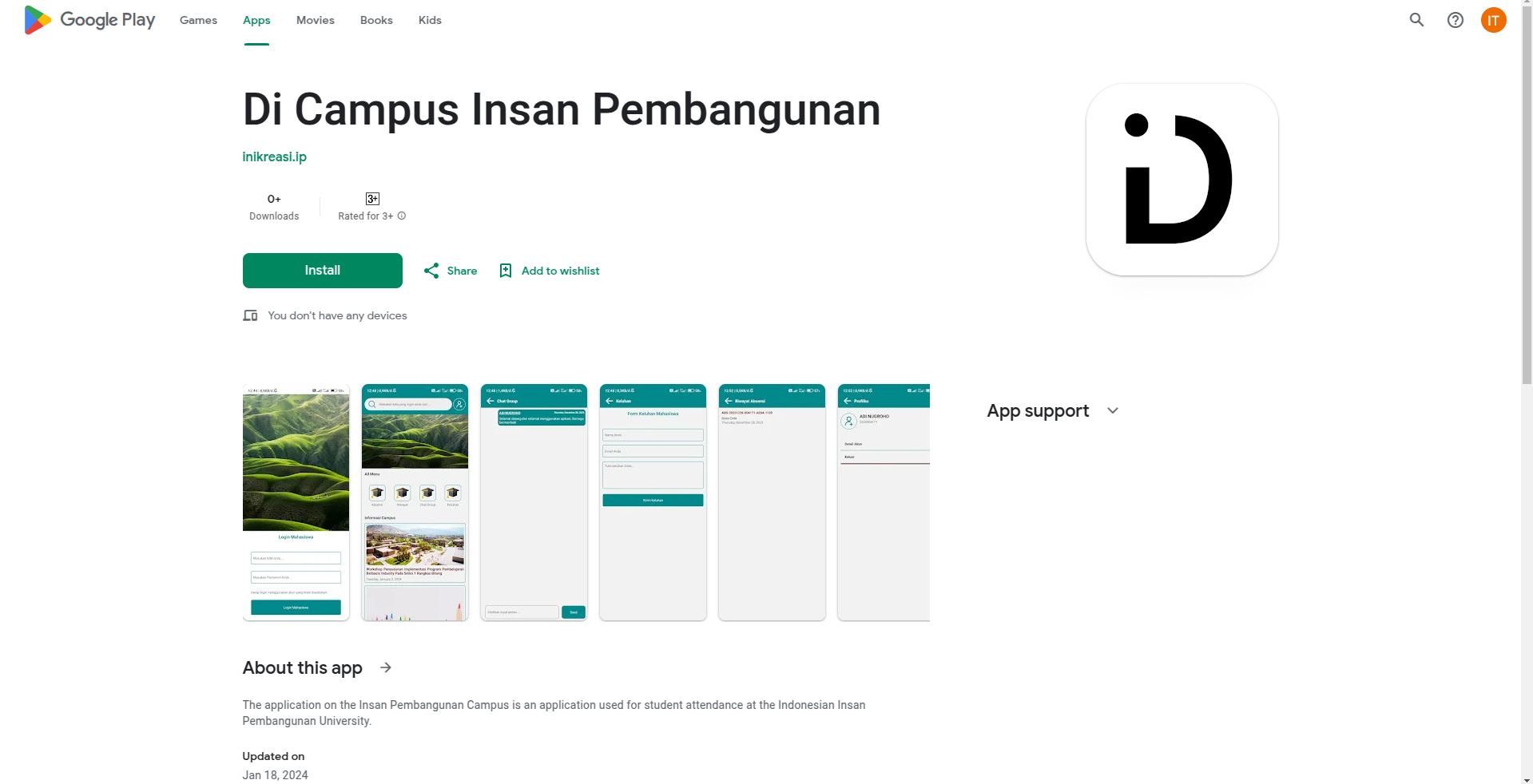Aplikasi Di Campus